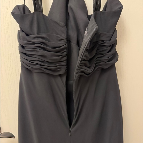 Elegant Black Evening Dress Jones Wear Dress Size 8 Great Condition - Picture 4 of 7